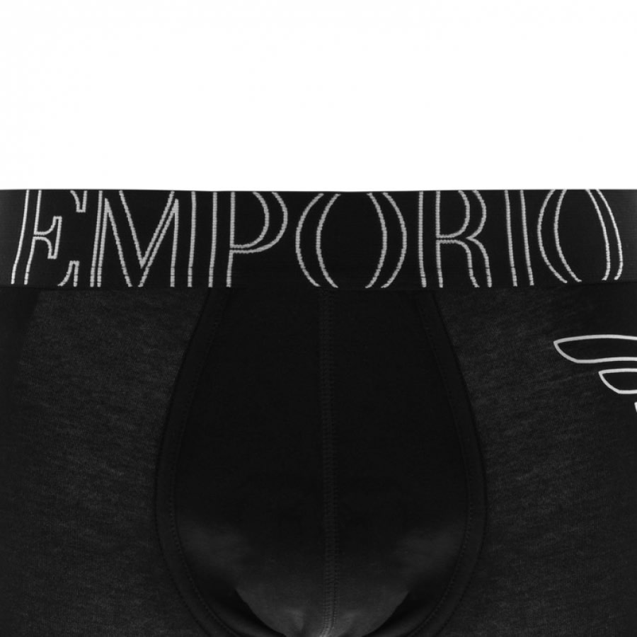 Alternative Image for ProductEmporio Armani Underwear Eagle Trunks Black3